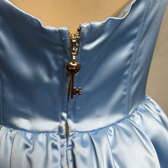 Sugar Thrillz Dolls Kill medium baby blue fluffy dress with tulle NWT - Picture 5 of 7